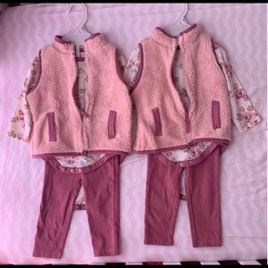 *SOLD* 3pc Vest Set